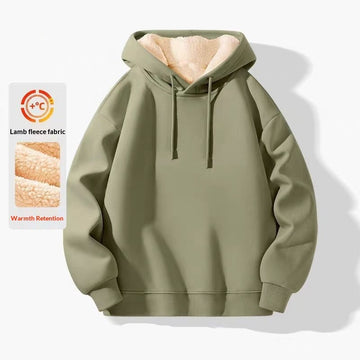 Mens Fleece-lined Hoodie For Fall And Winterextra Soft And Extra Warm