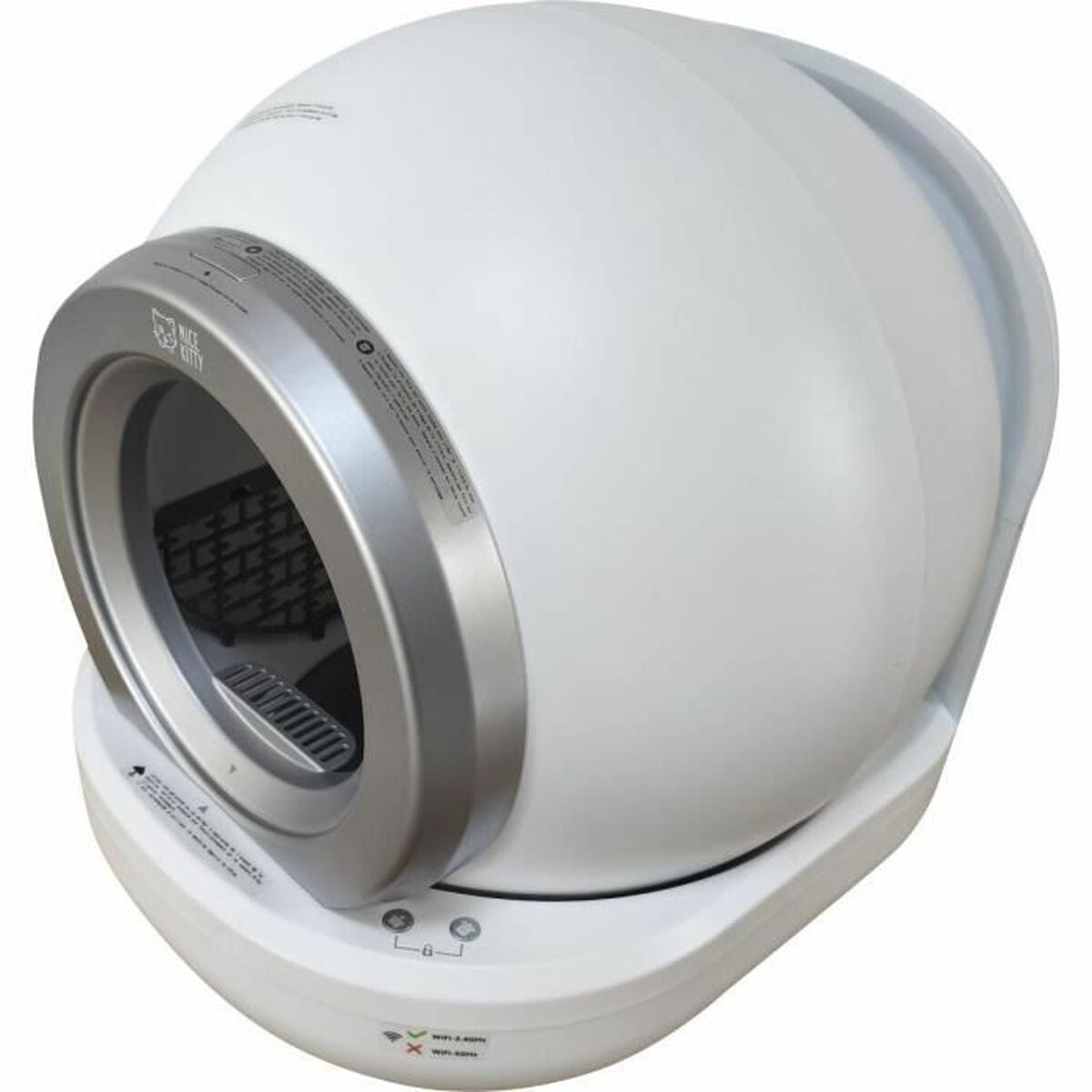 Arenero para Gatos Blanco Gris