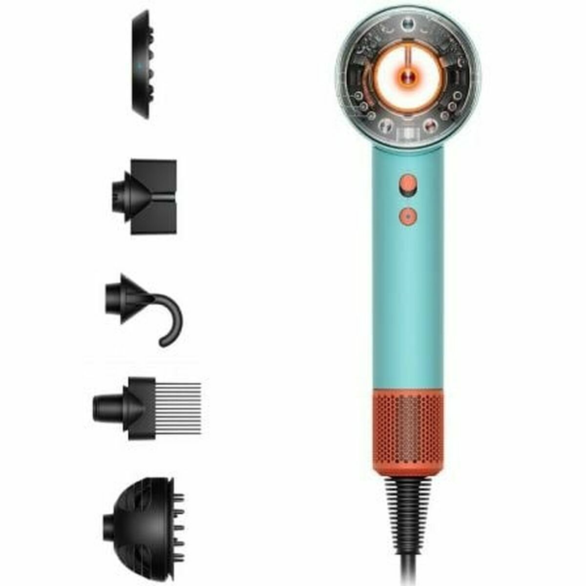 Secador de Pelo Dyson SUPERSONIC NURAL Negro 1600 W